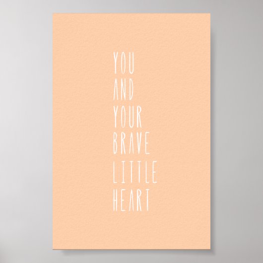 Poster (10,2 x 15,2cm) - Your Brave Little Heart ポスター (正面)