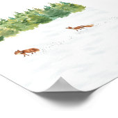 Poster (12,7 x 17,8 cm) - Winter Scene ポスター (角)