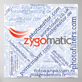 Poster 12"x12" (square) ポスター (正面)