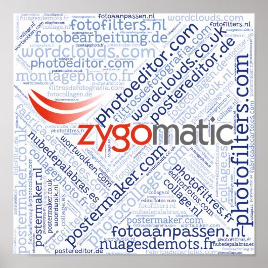 Poster 12"x12" (square) ポスター (正面)