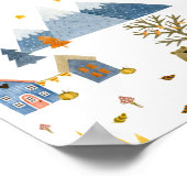 Poster (15,2 x 15,2cm) - Autumn ポスター (角)