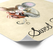 Poster (15,2 x 15,2cm) - Cute Little Mice ポスター (角)