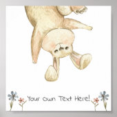 Poster (15,2 x 15,2cm) - Cute Rabbit ポスター (正面)