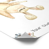 Poster (15,2 x 15,2cm) - Cute Rabbit ポスター (角)