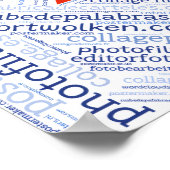 Poster 16"x12" (landscape) ポスター (角)