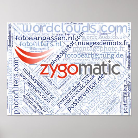 Poster 16"x12" (landscape) ポスター (正面)