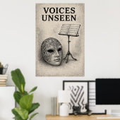 Poster 47, Voices Unseen, ヴィンテージ・アート ポスター (ホームオフィス)