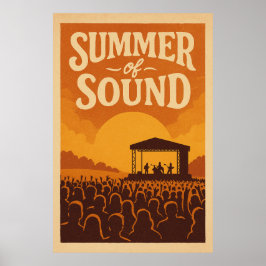 Poster 4, Summer of Sound,ヴィンテージ ポスター