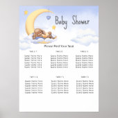 Poster 6 Table Baby Shower ポスター (正面)