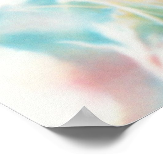 Poster/Abstract Floral ポスター (角)