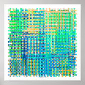 poster abstract square ポスター (正面)