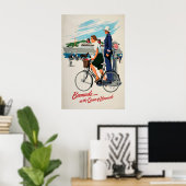 Poster advertisement Queen Bermuda Steam Shi ポスター (ホームオフィス)