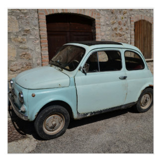Poster Alter Fiat 500 - Fotografie ポスター
