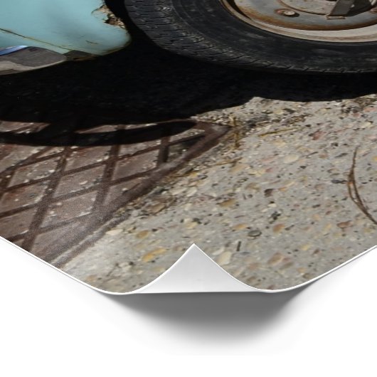 Poster Alter Fiat 500 - Fotografie ポスター (コーナー)