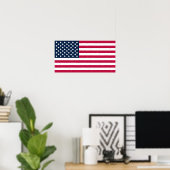 Poster American Flag ポスター (ホームオフィス)