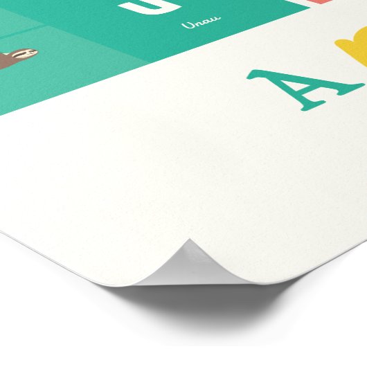 Poster Animalphabet ポスター (角)