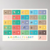 Poster Animalphabet ポスター (正面)