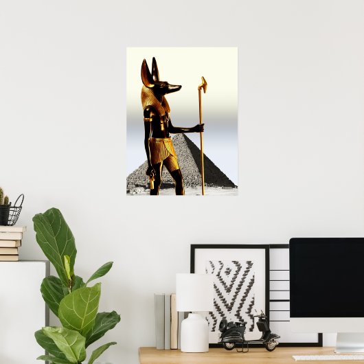 Poster Anubis et la Croix Ankh ポスター (ホームオフィス)