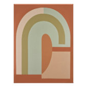 póster arcoiris boho ポスター (正面)