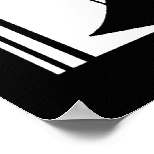 Poster ART DECO LADY Black White ポスター (角)