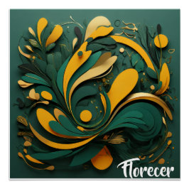 Póster Arte Biodiversidad Viva ポスター