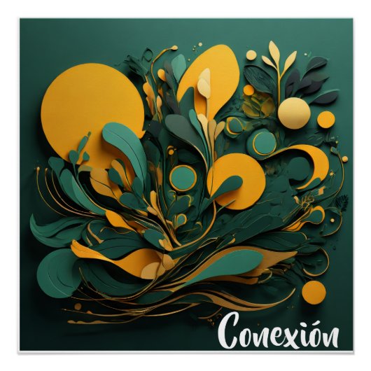 Póster Arte Biodiversidad Viva Conexión ポスター (正面)