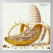 Poster artistique - Projet Banane : architecture e ポスター (正面)