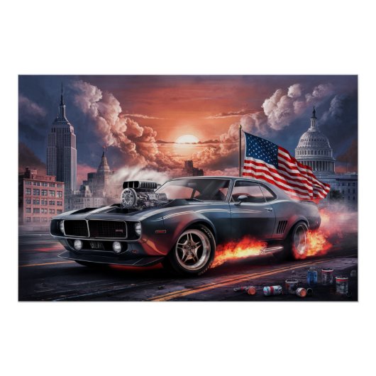 Poster Auto Drapeaux 06 ポスター (正面)