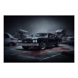 Poster Auto Noir 02 ポスター