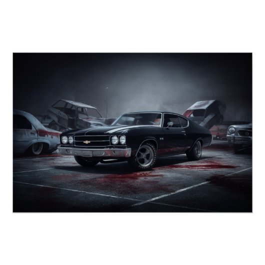 Poster Auto Noir 02 ポスター (正面)