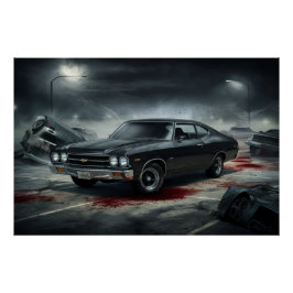 Poster Auto Noir 03 ポスター