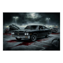 Poster Auto Noir 05 ポスター