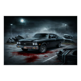 Poster Auto Noir 06 ポスター