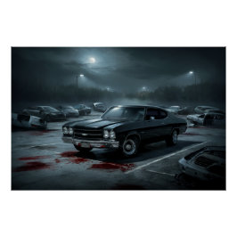 Poster Auto Noir 07 ポスター