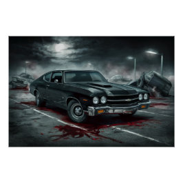 Poster Auto Noir 09 ポスター