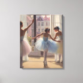 Póster Bailarinas frente a la ventana キャンバスプリント (正面)