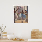 Póster Bailarinas frente a la ventana ポスター (キッチン)