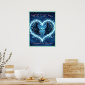 Poster Bald Eagle Heart Complete Unity Centerpiece ポスター (キッチン)