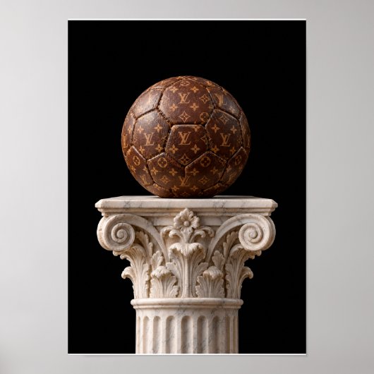 Póster Balón Vintage Clásico ポスター (正面)