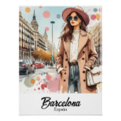 Poster Barcelona ポスター (正面)