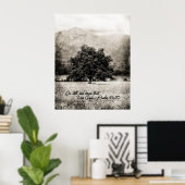 Poster-Be Still and Know that I am God ポスター (ホームオフィス)