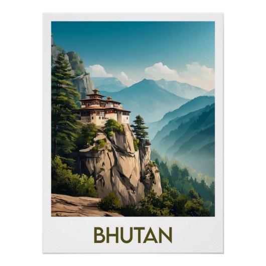 Poster Bhutan ポスター (正面)