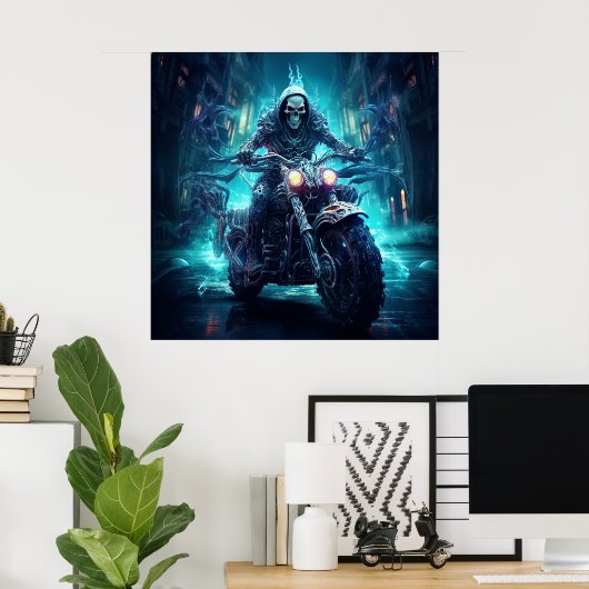 Poster Biker ポスター (ホームオフィス)