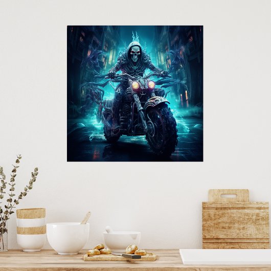 Poster Biker ポスター (キッチン)