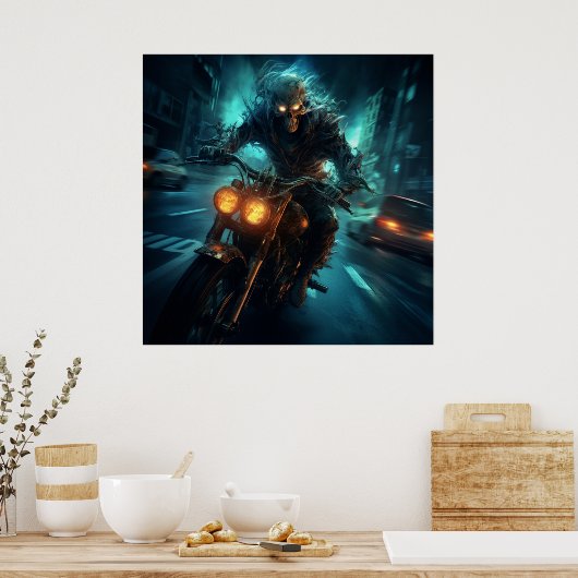 Poster Biker ポスター (キッチン)