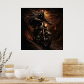 Poster Biker ポスター (キッチン)