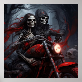 Poster Biker au Charme Rebelle ポスター