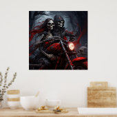 Poster Biker au Charme Rebelle ポスター (キッチン)