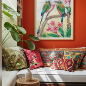 Poster Birds and rose flowers fine wall art Deco ポスター