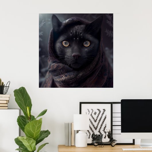 Poster Black Cat ポスター (ホームオフィス)